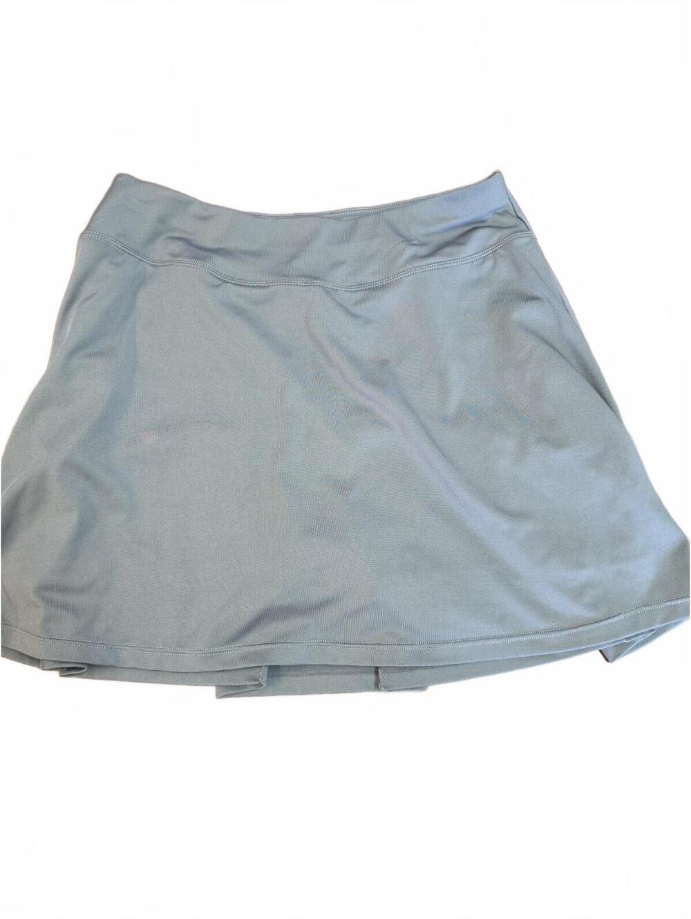 Athletic Tennis Skirt Skort Womens Gray Pull On Size Med. Tennis Ball Pocket